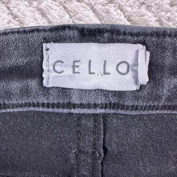 Cello Jeans Women’s Size 9 Skinny Ankle High Rise Jeggings Black Stretch - Picture 13 of 15